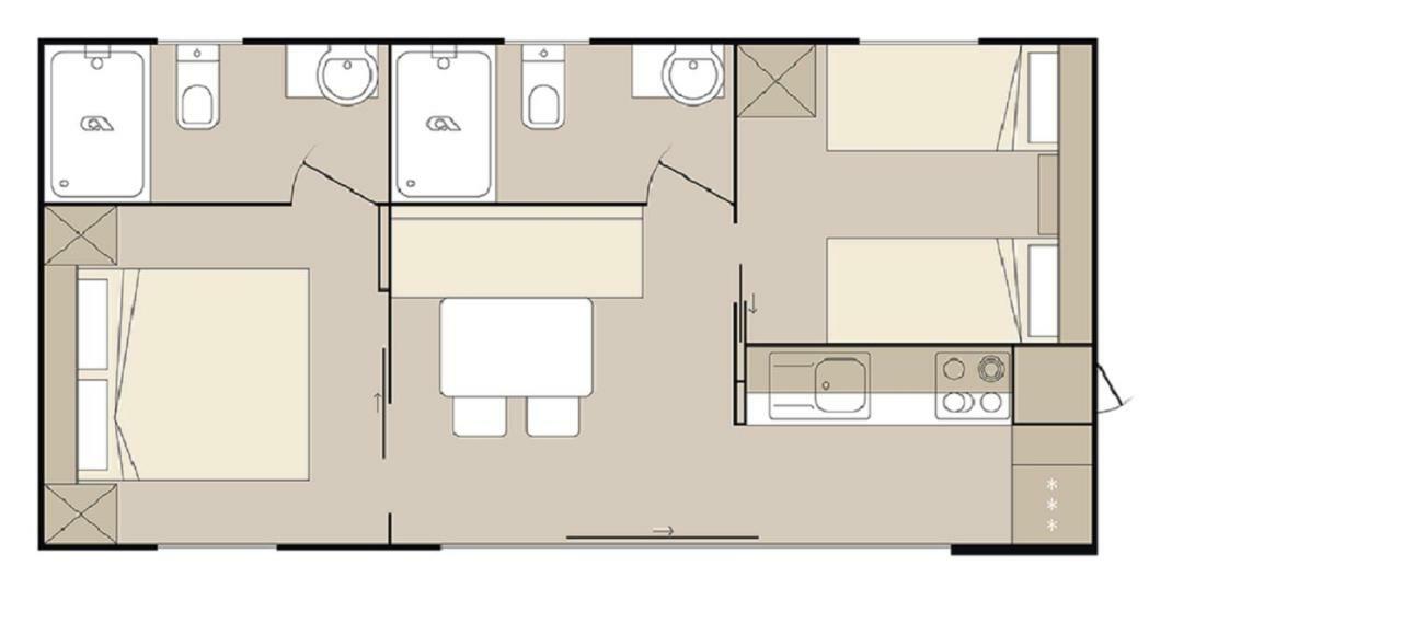 Seahorse Mobile Home, Soline Biograd บีโอกราดนาโมรู ภายนอก รูปภาพ